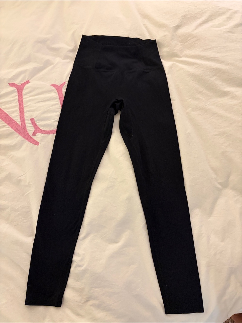 Free People High-Waist Black Leggings, thinner material